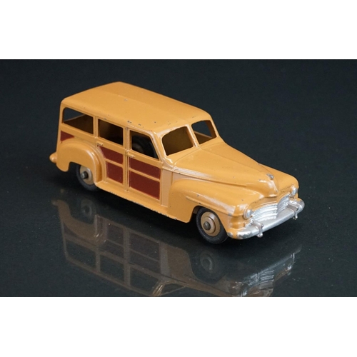 1065 - Trade boxed Dinky 27F 4 Estate Car diecast models, complete, all in pale brown and showing some pain... 