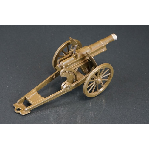 1073 - Five boxed Britains diecast models to include No 1717 2 Pounder A.A. Gun on chassis, No 1725 4.5