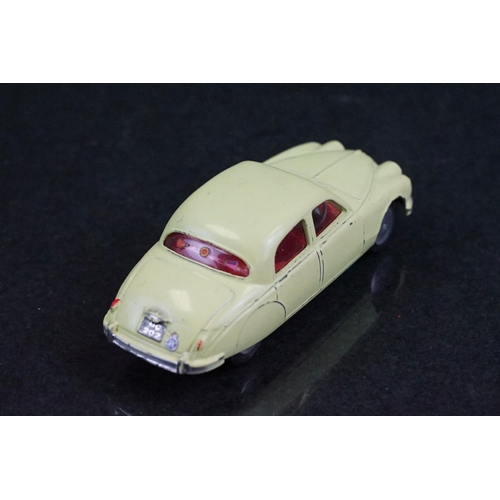 1324 - Five boxed Corgi diecast models to include 208S Jaguar 2.4 Litre Saloon in pale yellow, 210 Citroen ... 