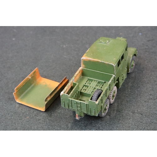 1327 - Three boxed Dinky Supertoys military diecast models to include 660 Tank Transporter, 689 Medium Arti... 