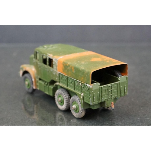 1327 - Three boxed Dinky Supertoys military diecast models to include 660 Tank Transporter, 689 Medium Arti... 