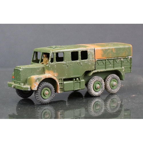 1327 - Three boxed Dinky Supertoys military diecast models to include 660 Tank Transporter, 689 Medium Arti... 