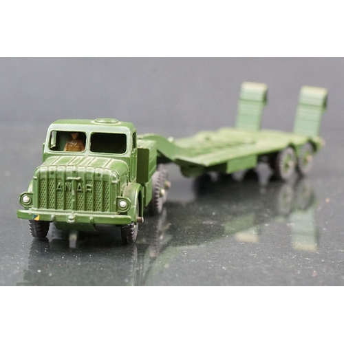 1327 - Three boxed Dinky Supertoys military diecast models to include 660 Tank Transporter, 689 Medium Arti... 