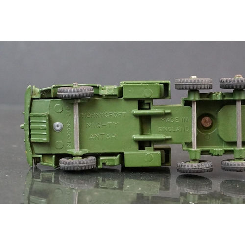 1327 - Three boxed Dinky Supertoys military diecast models to include 660 Tank Transporter, 689 Medium Arti... 