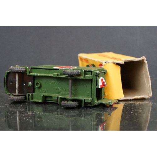 1328 - 12 Boxed Dinky diecast military diecast models to include 673 Scout Car, 643 Army Water Tanker, 2 x ... 