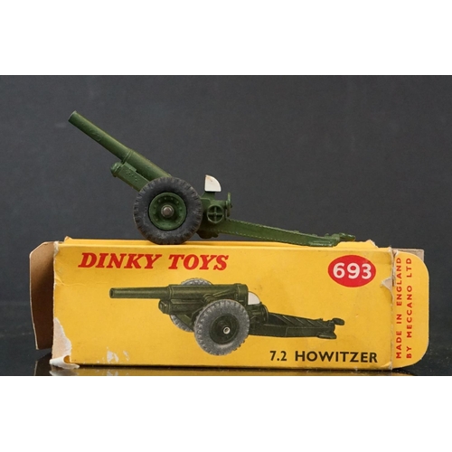 1328 - 12 Boxed Dinky diecast military diecast models to include 673 Scout Car, 643 Army Water Tanker, 2 x ... 