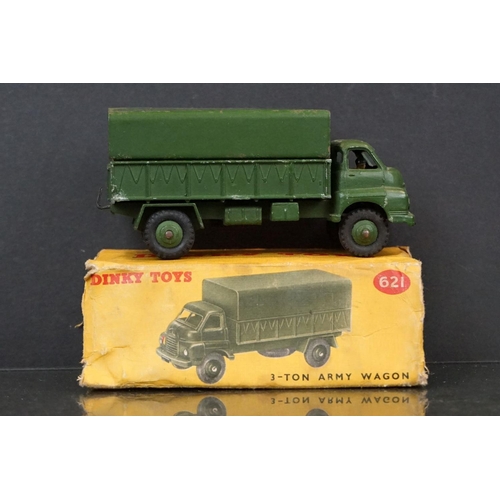 1328 - 12 Boxed Dinky diecast military diecast models to include 673 Scout Car, 643 Army Water Tanker, 2 x ... 