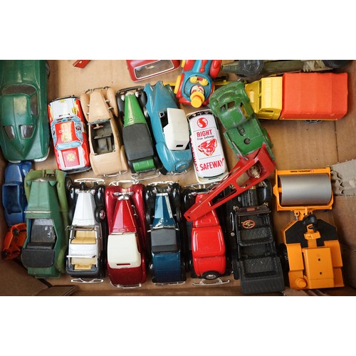 1269 - Collection of mid 20th C onwards play worn models to include diecast, plate, plastic etc featuring N... 