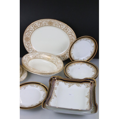 77 - Royal Worcester ' Embassy ' Part Dinner Set comprising Six 7