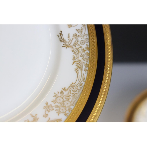 77 - Royal Worcester ' Embassy ' Part Dinner Set comprising Six 7