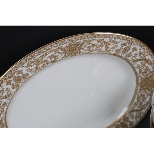 77 - Royal Worcester ' Embassy ' Part Dinner Set comprising Six 7