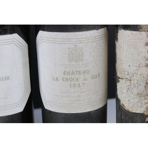 353 - Seven bottles of wine to include four bottles of Chateau La Fleur 1947 and three bottles of Julie's ... 