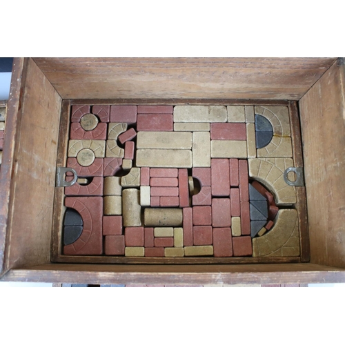 359 - An early 20th century boxed block construction set in original box with makers label.