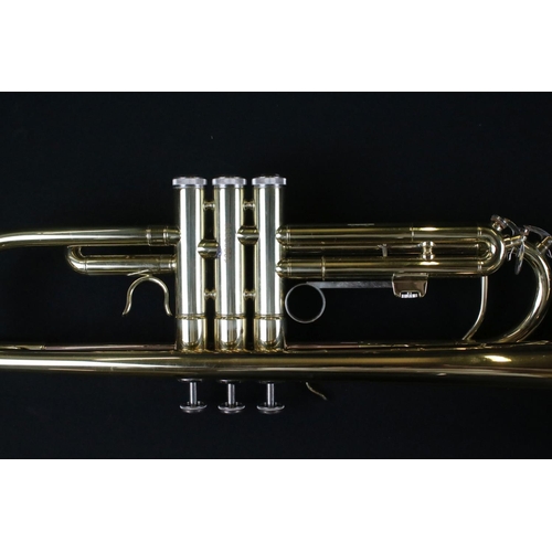 389 - A Roy Benson TR-101 brass trumpet in original fitted case.