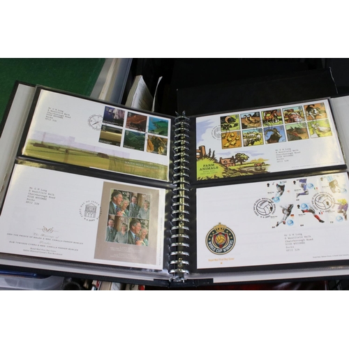 415 - A collection of mainly British stamps and first day covers together with a quantity of stamp price g... 