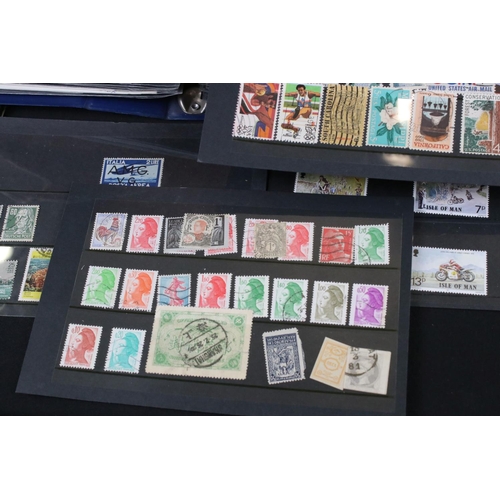 416 - A collection of British, Commonwealth and world stamps, first day covers and associated books.