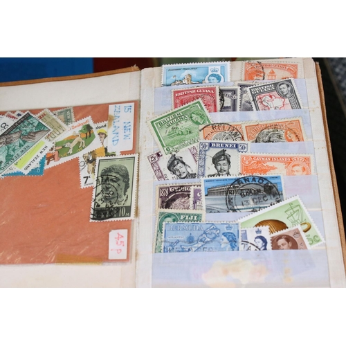 416 - A collection of British, Commonwealth and world stamps, first day covers and associated books.