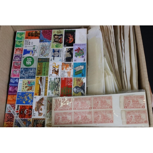 420 - A collection of British, Commonwealth and world stamps to include loose and mounted examples.