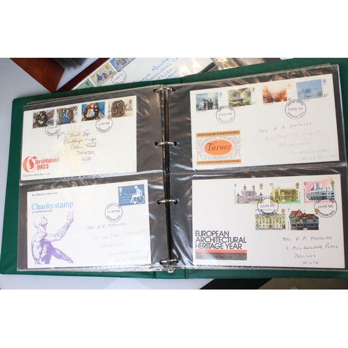 431 - A large collection of mainly British First Day Covers contained within three albums.