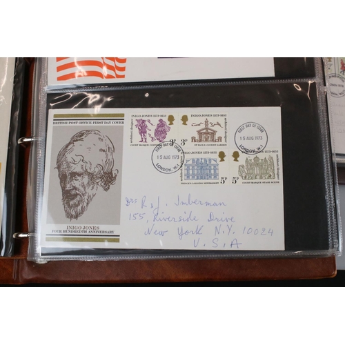 431 - A large collection of mainly British First Day Covers contained within three albums.