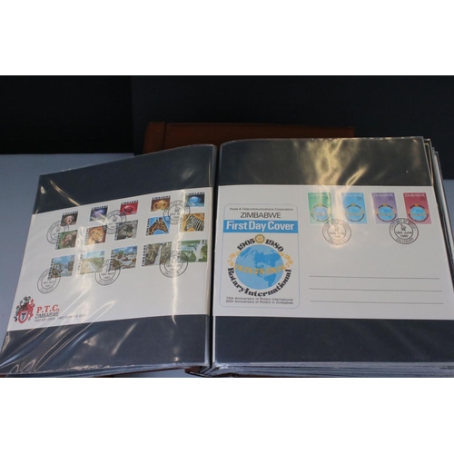 434 - A collection of First Day Covers and First Day Sheets from various African nations to include Kenya,... 