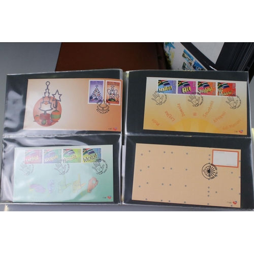 436 - A large collection of South Africa First Day Covers contained within three complete albums.