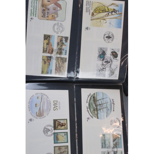 439 - A large collection of South Africa and South West Africa First Day Covers contained within four comp... 