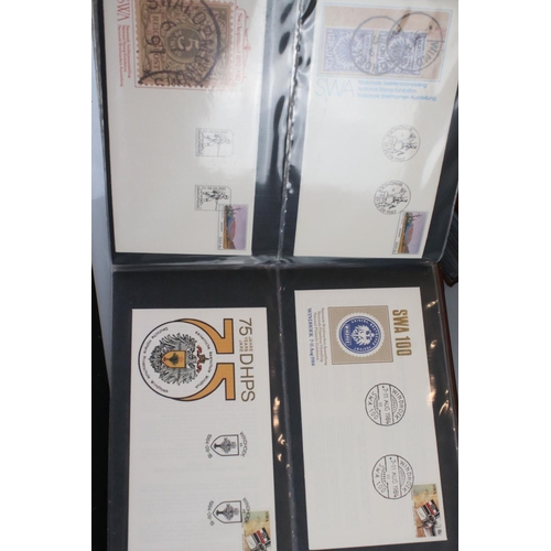 439 - A large collection of South Africa and South West Africa First Day Covers contained within four comp... 