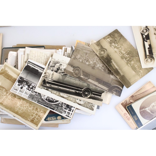 306 - A collection of early 20th century postcards and photographs to include local and Military interest.