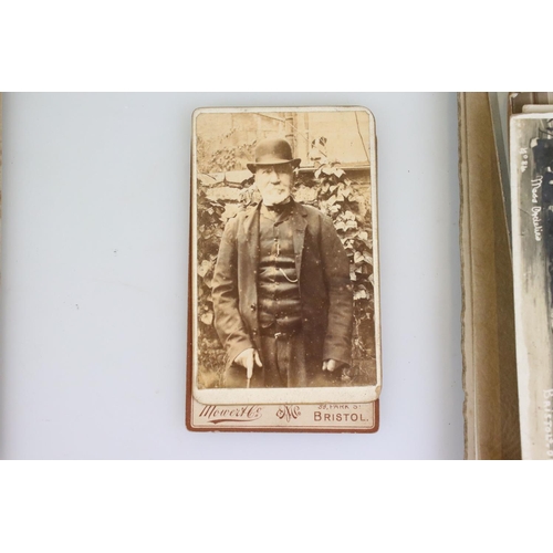 306 - A collection of early 20th century postcards and photographs to include local and Military interest.