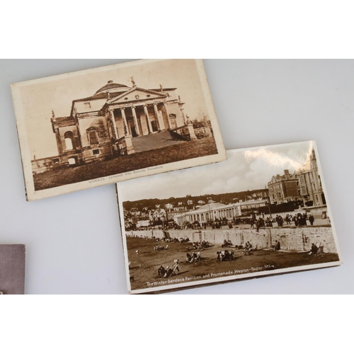 306 - A collection of early 20th century postcards and photographs to include local and Military interest.