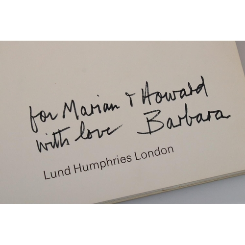 412 - Two signed Barbara Hepworth 1st edition books to include 'Drawings from a sculptures landscape' and ... 