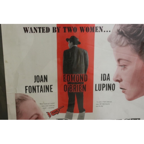 504 - 1953, an original American cinema poster for ' The Bigamist ' starring Joan Fontaine, Edmond O'Brien... 