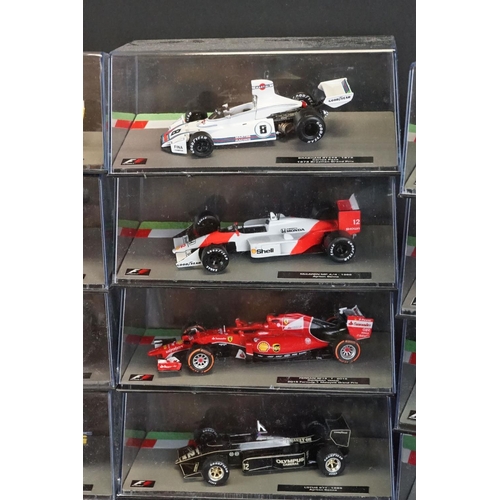 1098 - 50 Cased F1 Formula One World Championship Grand Prix diecast models to include Tyrrell 006 - 1973 J... 