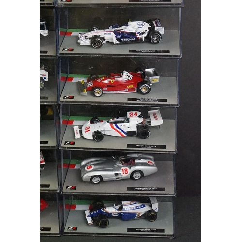 1098 - 50 Cased F1 Formula One World Championship Grand Prix diecast models to include Tyrrell 006 - 1973 J... 