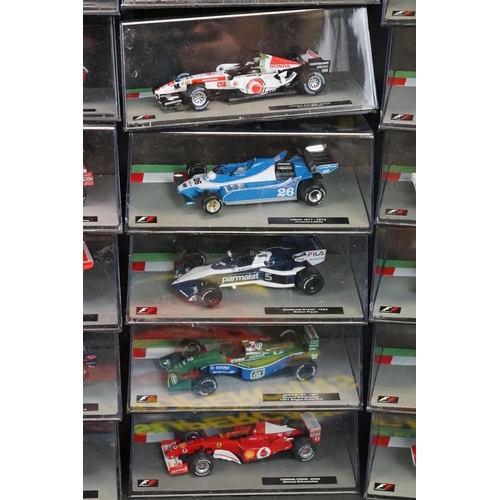 1098 - 50 Cased F1 Formula One World Championship Grand Prix diecast models to include Tyrrell 006 - 1973 J... 