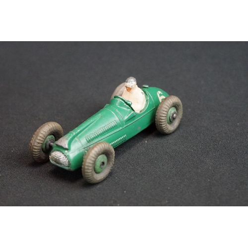 1281 - Eight Mid 20th C Dinky diecast racing car models to include 23F Alfa-Romeo, 23G Cooper-Bristol, 23K ... 