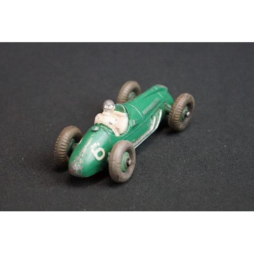 1281 - Eight Mid 20th C Dinky diecast racing car models to include 23F Alfa-Romeo, 23G Cooper-Bristol, 23K ... 