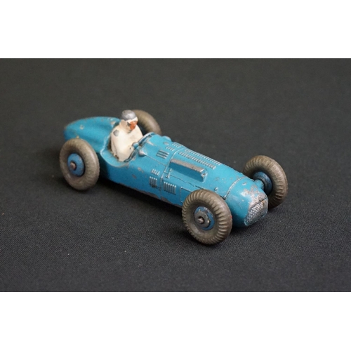 1281 - Eight Mid 20th C Dinky diecast racing car models to include 23F Alfa-Romeo, 23G Cooper-Bristol, 23K ... 