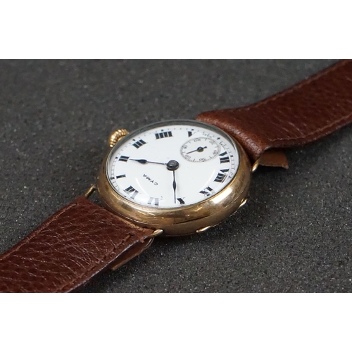 193 - WW1 Cyma trench watch with Dennison case