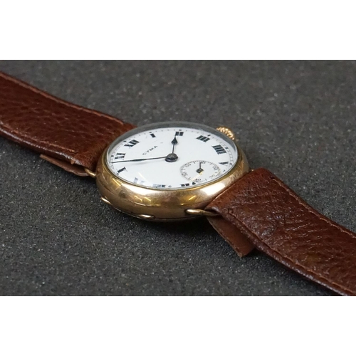 193 - WW1 Cyma trench watch with Dennison case