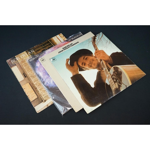 166 - Vinyl - 14 Bob Dylan LP's to include Triplicate ltd numbered edition still in shrink, Rough And Rowd... 