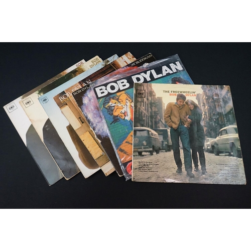 166 - Vinyl - 14 Bob Dylan LP's to include Triplicate ltd numbered edition still in shrink, Rough And Rowd... 