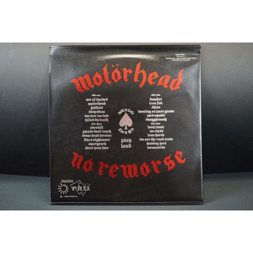 48 - Vinyl - Motorhead No Remorse on Bronze MOTOR 1.  Limited Edition release from 1984 with leather slee... 