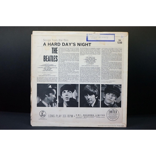 53 - Vinyl - The Beatles A Hard Days Night early mono press with G&L flipback sleeve, The Parlophone Co a... 