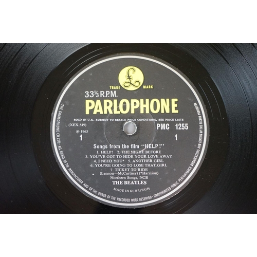 54 - Vinyl - The Beatles Help! early mono press with G&L flipback sleeve, The Gramophone Co Ltd and Sold ... 