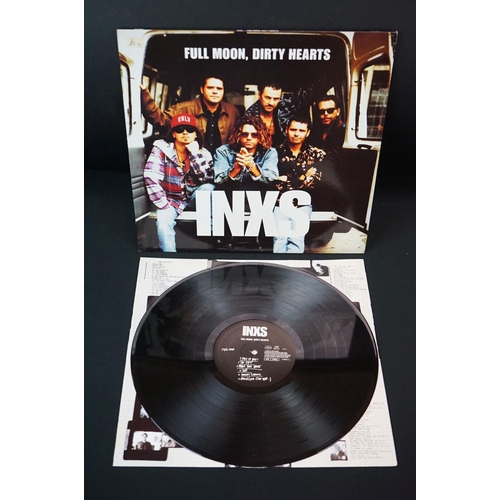 55 - Vinyl - 10 INXS LP's to include Full Moon Dirty Hearts (518 637-1) Sleeve Ex other than small corner... 