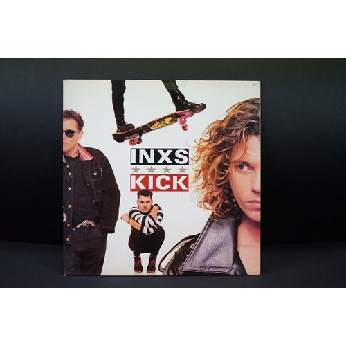 55 - Vinyl - 10 INXS LP's to include Full Moon Dirty Hearts (518 637-1) Sleeve Ex other than small corner... 