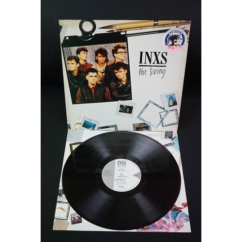 55 - Vinyl - 10 INXS LP's to include Full Moon Dirty Hearts (518 637-1) Sleeve Ex other than small corner... 