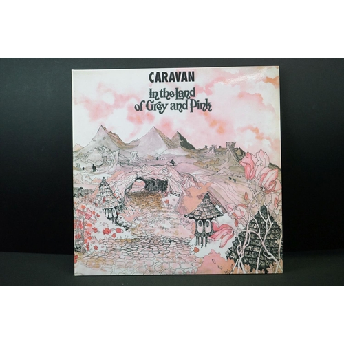 66 - Vinyl - 3 Caravan reissue LP's to include In The Land Of The Grey And Pink (MJJ352) pink splatter vi... 